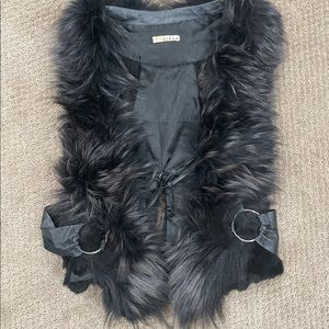 Black Rabbit C/Fan Vest. Size S.